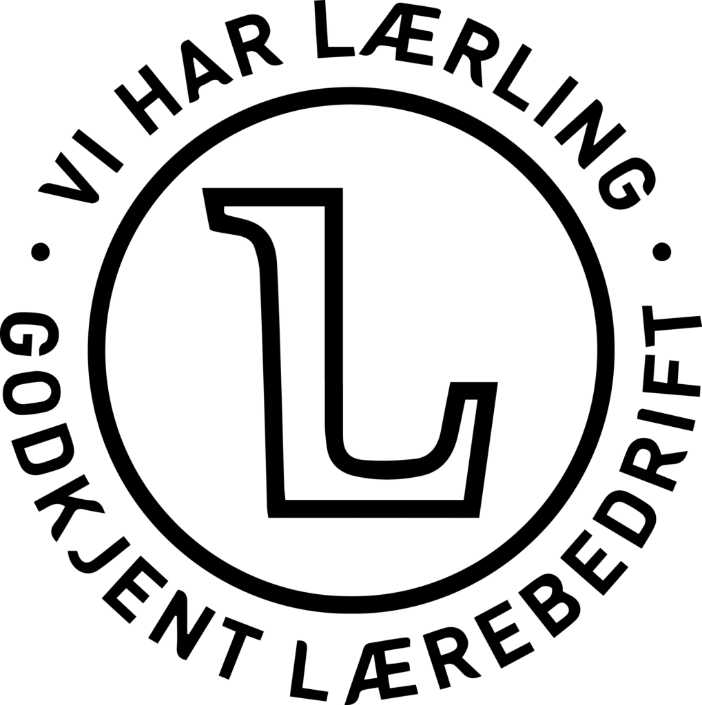 Godkjent lærebedrift - sort logo